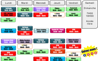 Le planning de la rentrée 2024 est arrivé !